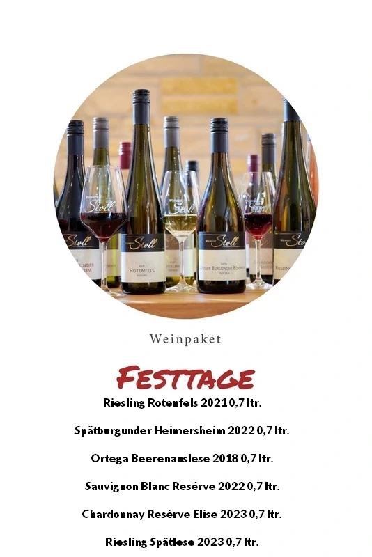 Weinpaket Festtage 6 Flaschen